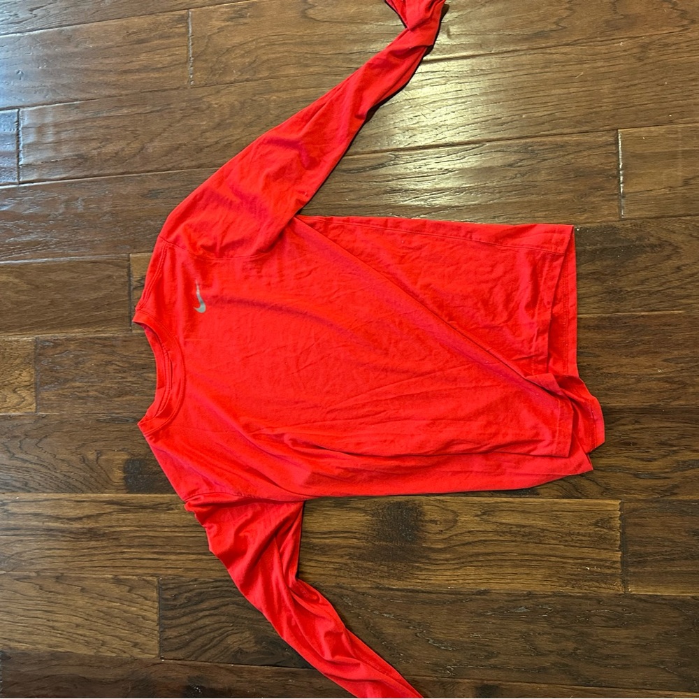 Nike Red Long Sleeve Shirt